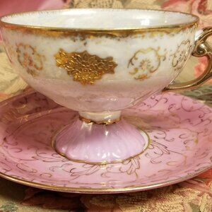 VINTAGE UCAGCO CERAMICS TEACUP & SAUCER, JAPAN